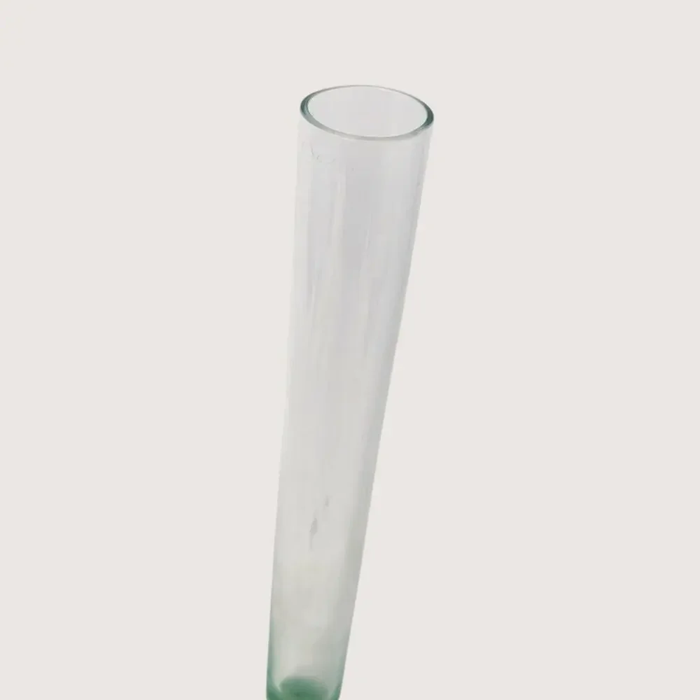 1960s Holmegaard Orchid Per Lutken Green Bubble Base Glass Vase